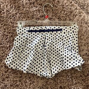 Mayoral size 6 girls black and white skort.